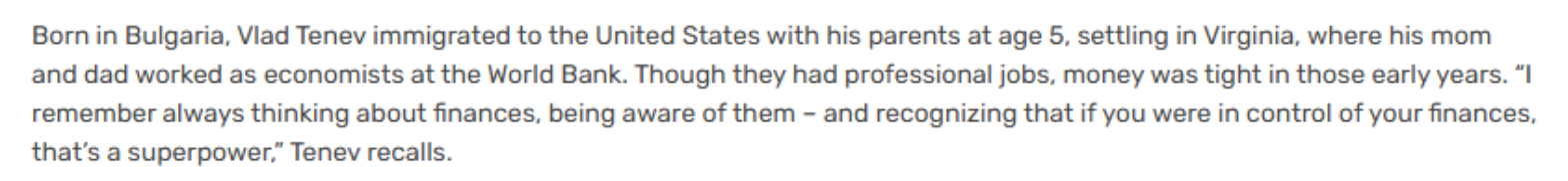 Screenshot of the quote on Global Leaders Today
