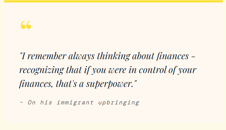Screenshot of the quote on yespress.io